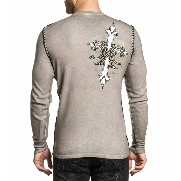 XTREME COUTURE by AFFLICTION Men's Thermal ANNUIT - Picture 7 of 9